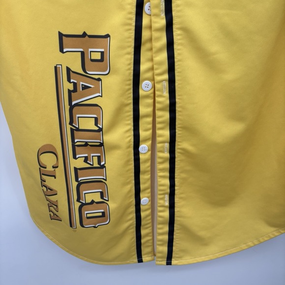 Cerveza‎ Pacifico Clara Baseball Jersey Shirt Size Unisex Small - Yellow #21G - Picture 4 of 5
